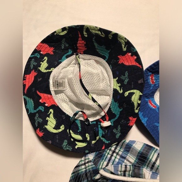 Baby Boy Bucket Hats Shark Dinosaur and Fish Themed Size 48 - Picture 8 of 9